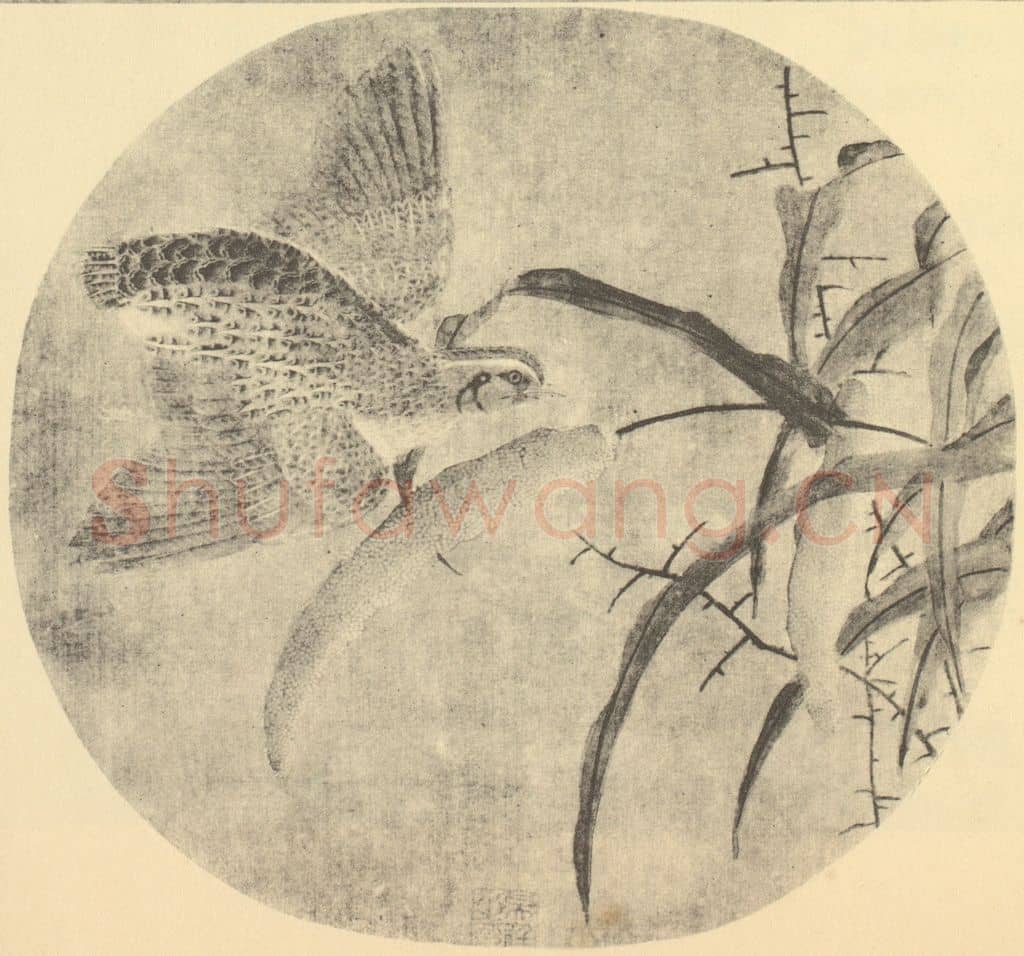 宋·辽 宋人《鹌鹑图》国画作品