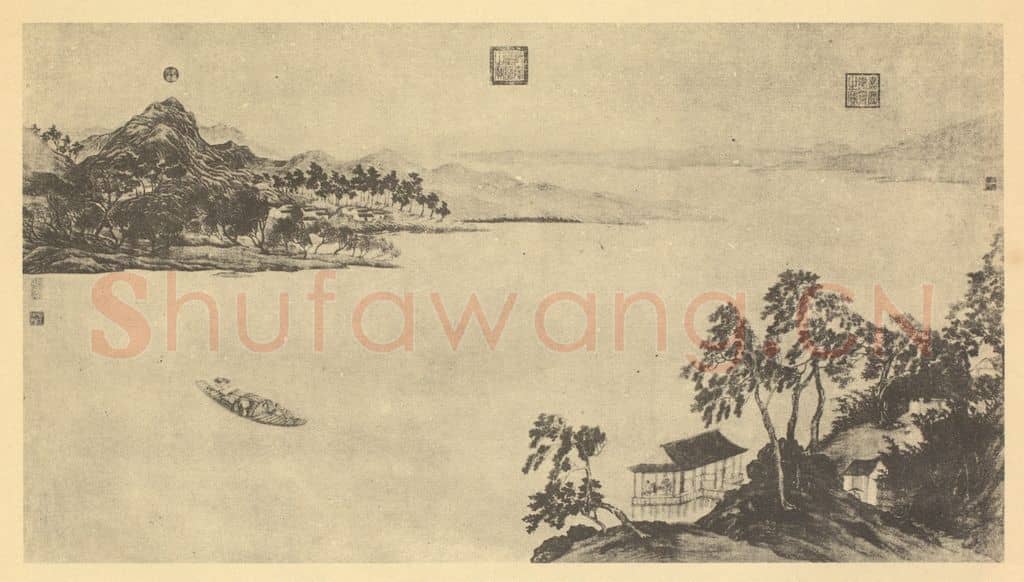 清 高其佩《山水图》国画作品