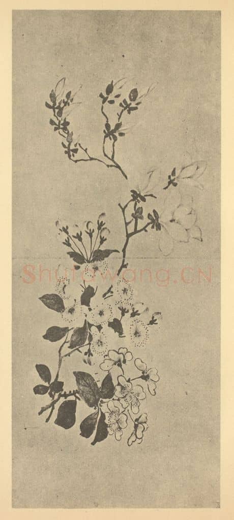 清 黄钺《二十四番华信（五）》国画作品