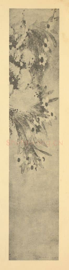 明 陈洪绶《水仙》国画作品