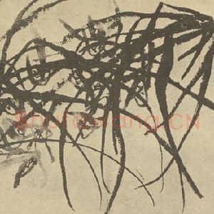 清代 李方膺国画作品《兰》摘自 南画大成 卷一