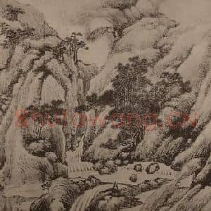 清代 戴熙国画作品《忆松图卷(一)》摘自 南画大成 卷十四