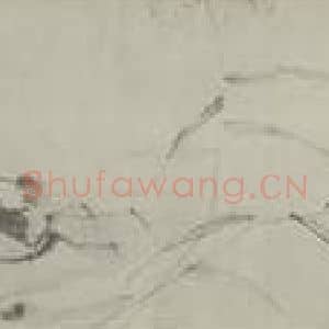 明代 王翘国画作品《艸虫鱼蟹图卷(二)》摘自 南画大成 卷十五