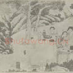 清代 改琦国画作品《临仇十洲美人图卷(四)》摘自 南画大成 卷十五