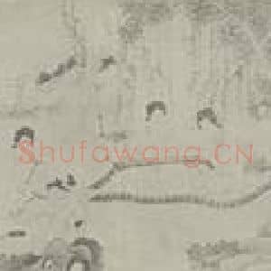 清代 改琦国画作品《临仇十洲美人图卷(五)》摘自 南画大成 卷十五