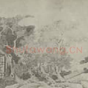 清代 改琦国画作品《临仇十洲美人图卷(七)》摘自 南画大成 卷十五