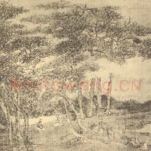 清代 吴历国画作品《山水图(十六)》摘自 南画大成 续集二
