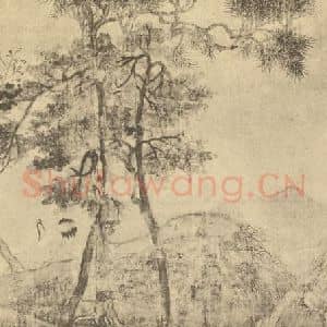 清代 吴历国画作品《山水图(十九)》摘自 南画大成 续集二