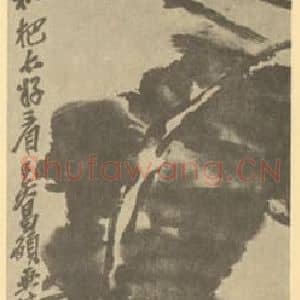 清代 吴昌硕国画作品《芭蕉·枇杷图》摘自 南画大成 续集三