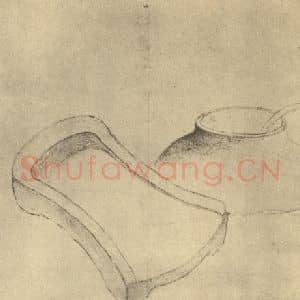 清代 边寿民国画作品《蔬果器物杂画图(十三)》摘自 南画大成 续集四·补遗