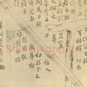 清代 边寿民国画作品《蔬果器物杂画图(十五)》摘自 南画大成 续集四·补遗