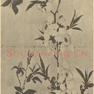 清代 黄钺国画作品《二十四番华信(四)》摘自 南画大成 卷四