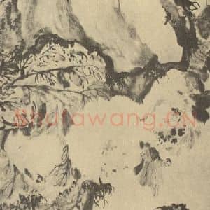 清代 高凤翰国画作品《春晖晓艳图》摘自 南画大成 卷五