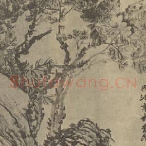 清代 赵之谦国画作品《牡丹图》摘自 南画大成 卷五
