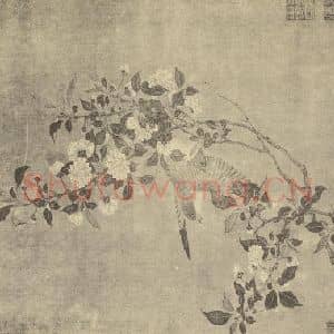 宋·辽代 宋人国画作品《花鸟》摘自 南画大成 卷六