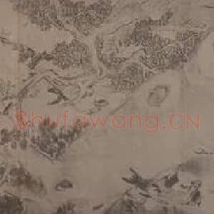 清代 沙馥国画作品《百鸟图卷(二)》摘自 南画大成 卷六