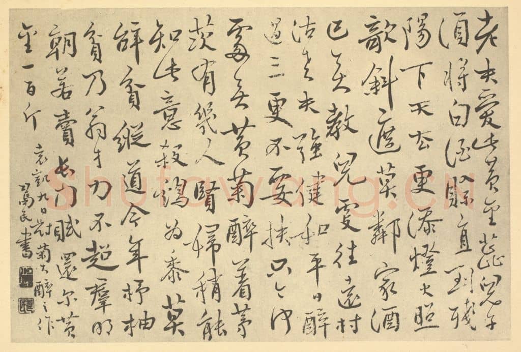 清 边寿民《清·边寿民·芦雁册·边寿民题跋(一)》篆刻印章作品