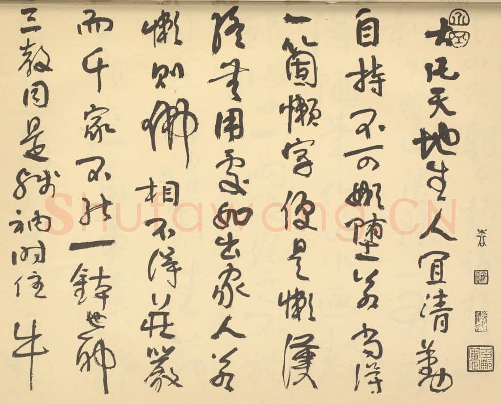 清 髡残《清·髡残·溪山无尽图卷·髡残题跋(一)》篆刻印章作品
