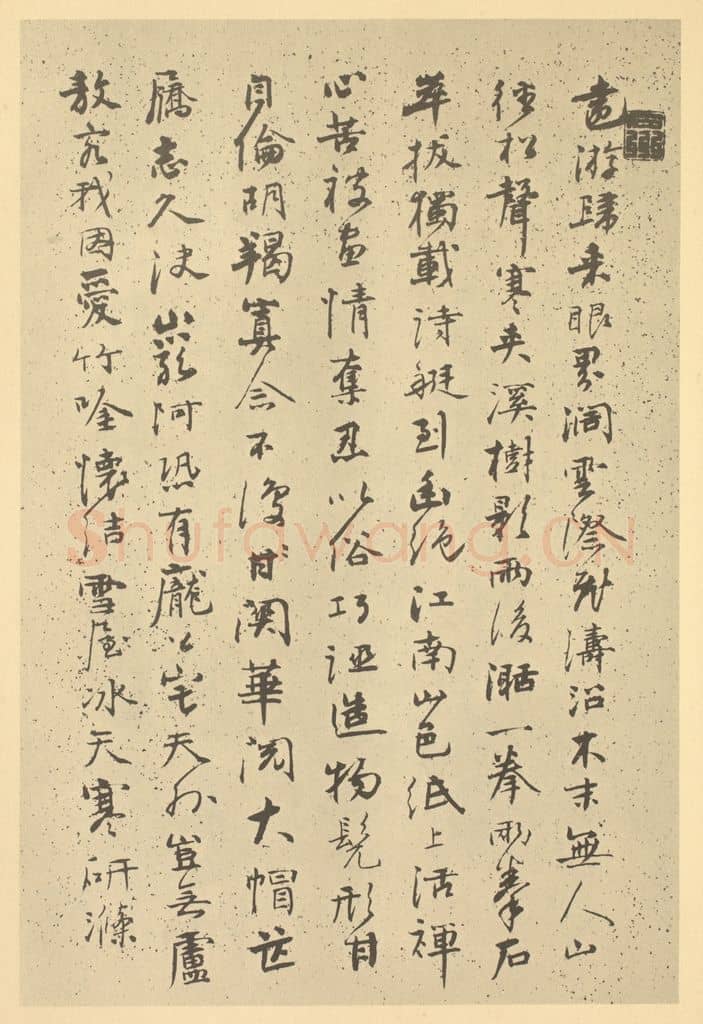 清 张穆《清·道济·纪游图咏册·张穆题跋(一)》篆刻印章作品