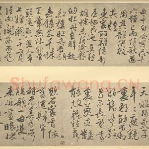 明代 徐渭·花卉册·徐渭题跋