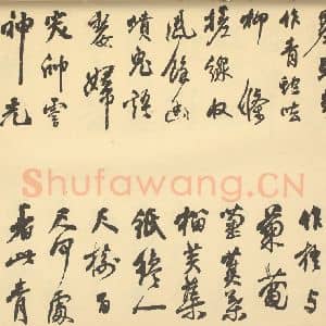 明代 徐渭·墨笔花卉卷·翁方纲题跋(一)
