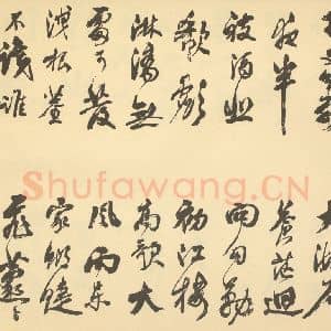 明代 徐渭·墨笔花卉卷·翁方纲题跋(二)