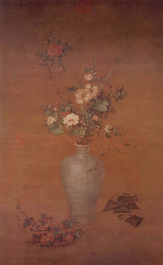 清 郎世宁《午瑞图》书画作品