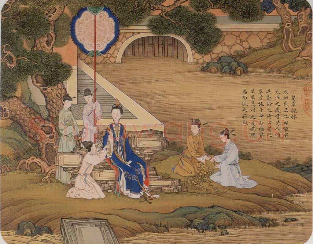 清 焦秉贞《历朝贤后故事图》书画作品