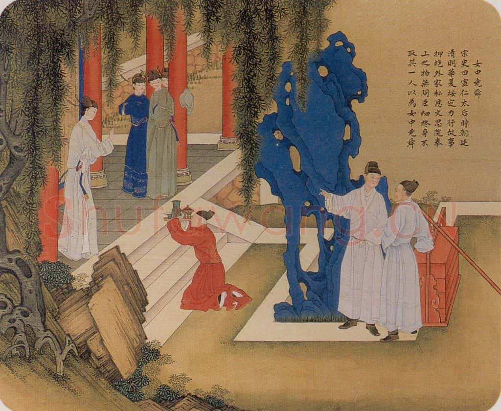 清 焦秉贞《历朝贤后故事图》书画作品