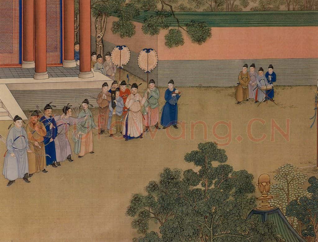 清 冷枚《养正图》书画作品