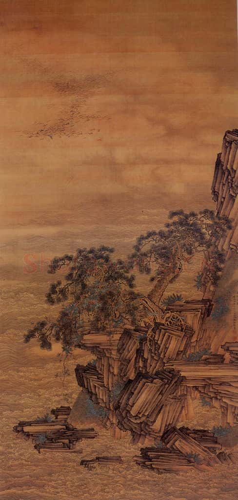 清 陈枚《万福来朝图》书画作品