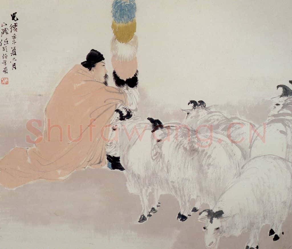 清 任颐《花鸟人物图册》书画作品