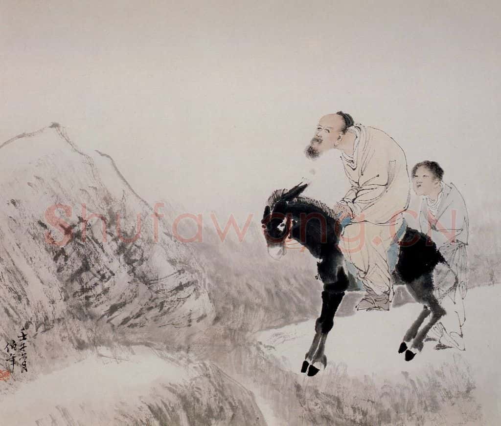 清 任颐《花鸟人物图册》书画作品