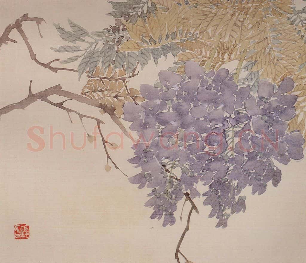 清 任颐《花鸟图册》书画作品