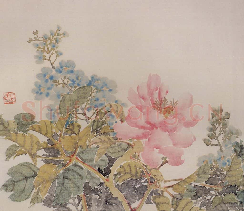 清 任颐《花鸟图册》书画作品