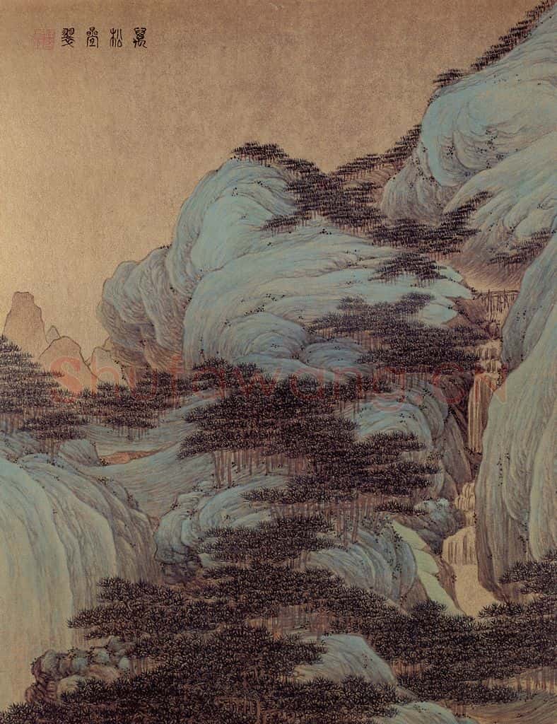 清 任熊《十万图册》书画作品