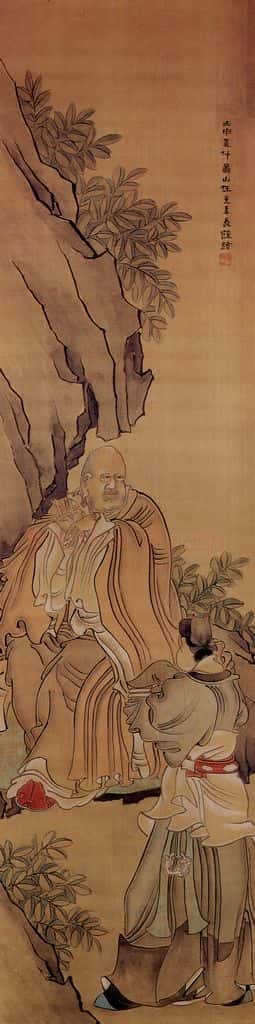 清 任薰《人物故事图屏》书画作品