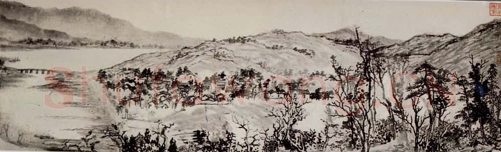 1954年 刘海粟 太湖胜概图卷 书画作品