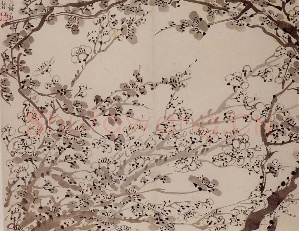 1757年 金农《梅花册》书画作品