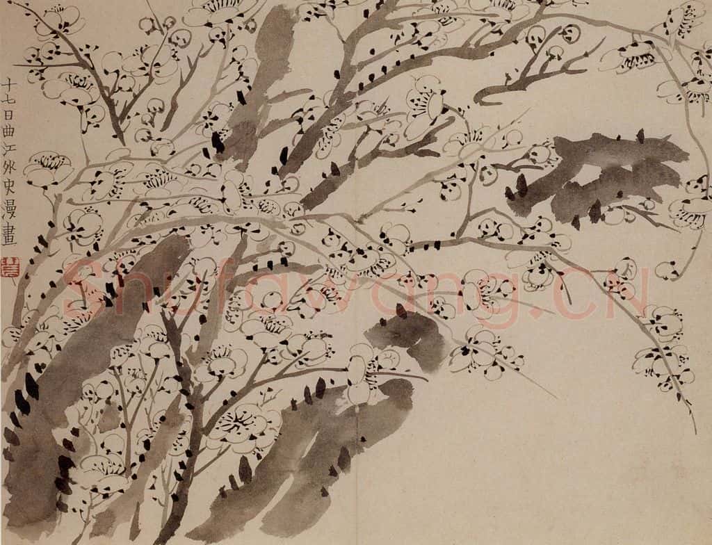1757年 金农《梅花册》书画作品