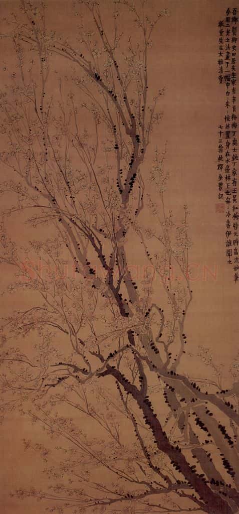 1759年 金农《梅花图》书画作品
