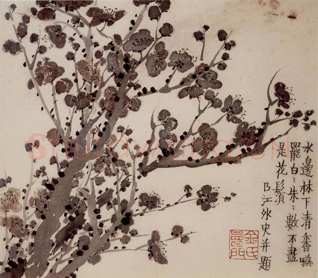 1754年 金农《梅花册》书画作品