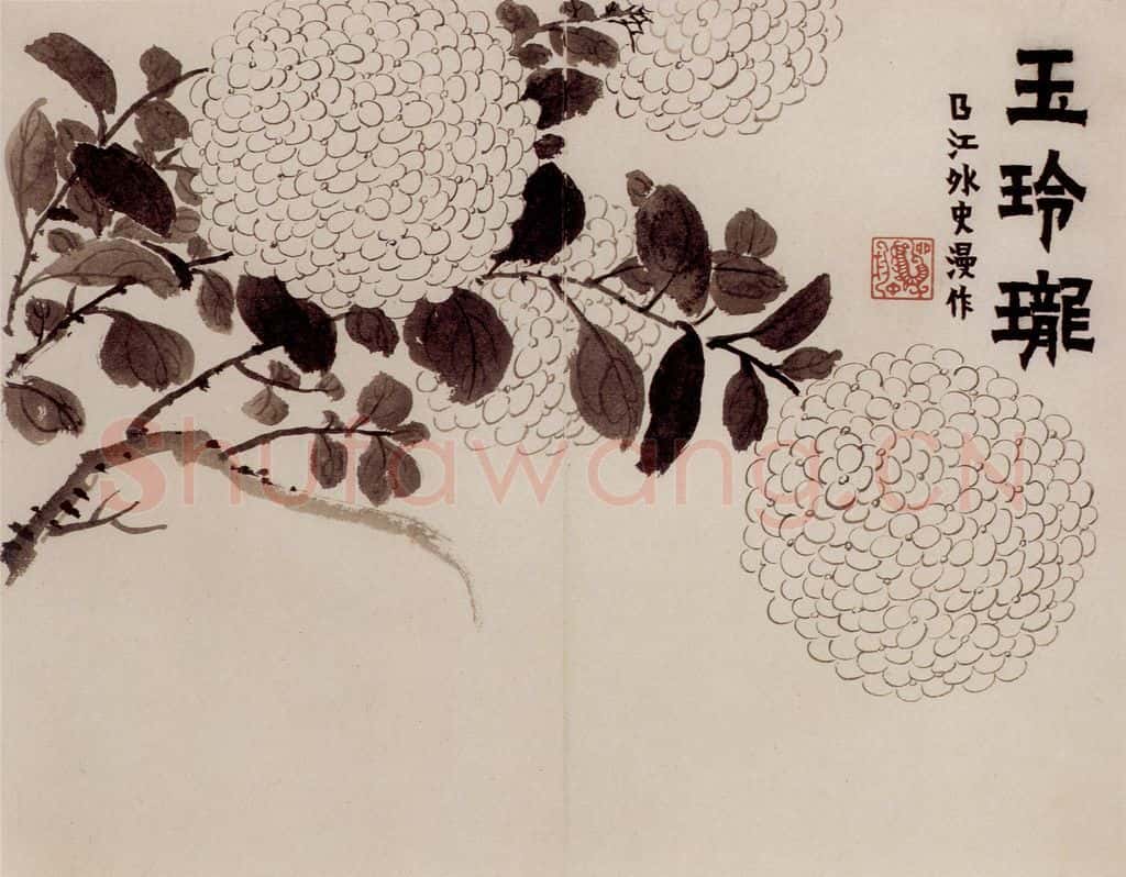 1754年 金农《杂画册》书画作品