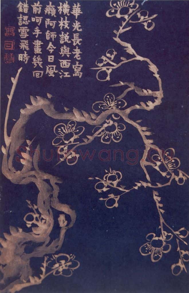 1757年 金农《梅花十二开》书画作品