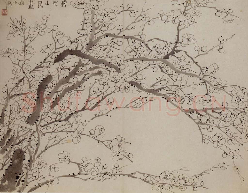 1757年 金农《梅花册》书画作品