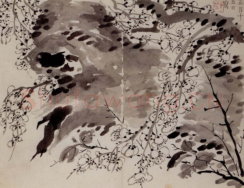 1757年 金农《梅花册》书画作品