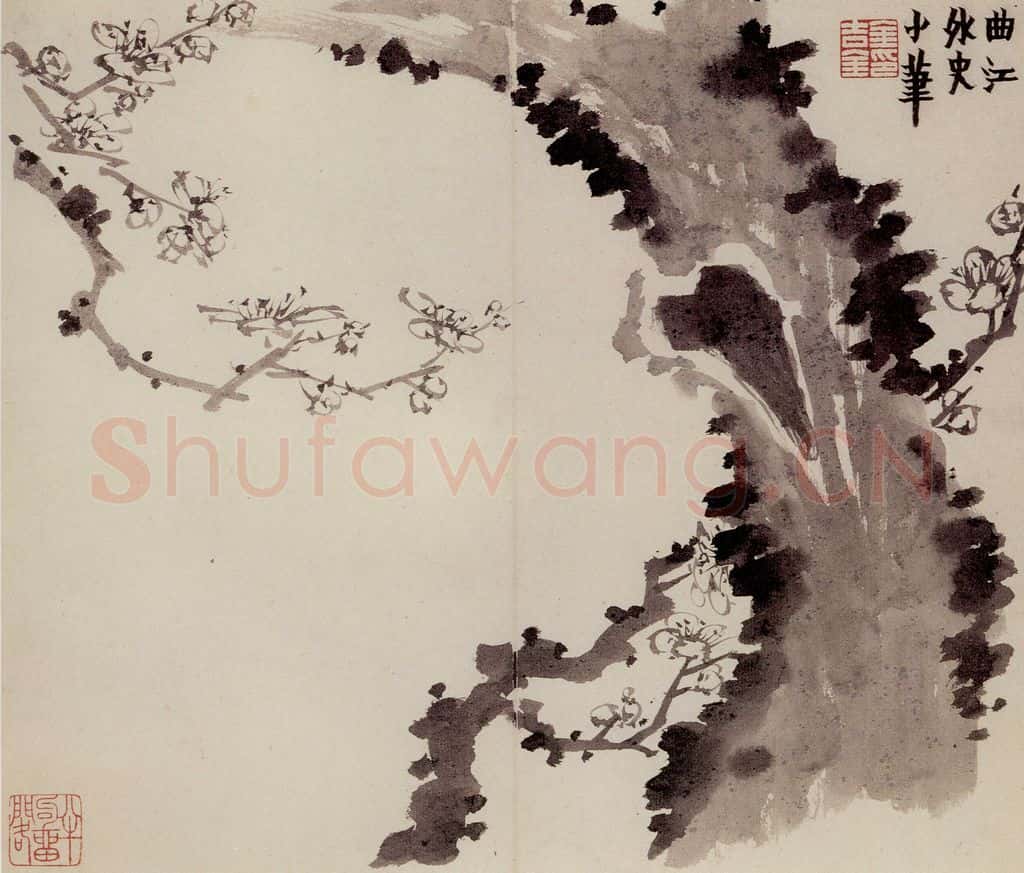 1760年 金农《梅花册》书画作品