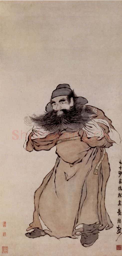 1760年 金农《钟馗图》书画作品