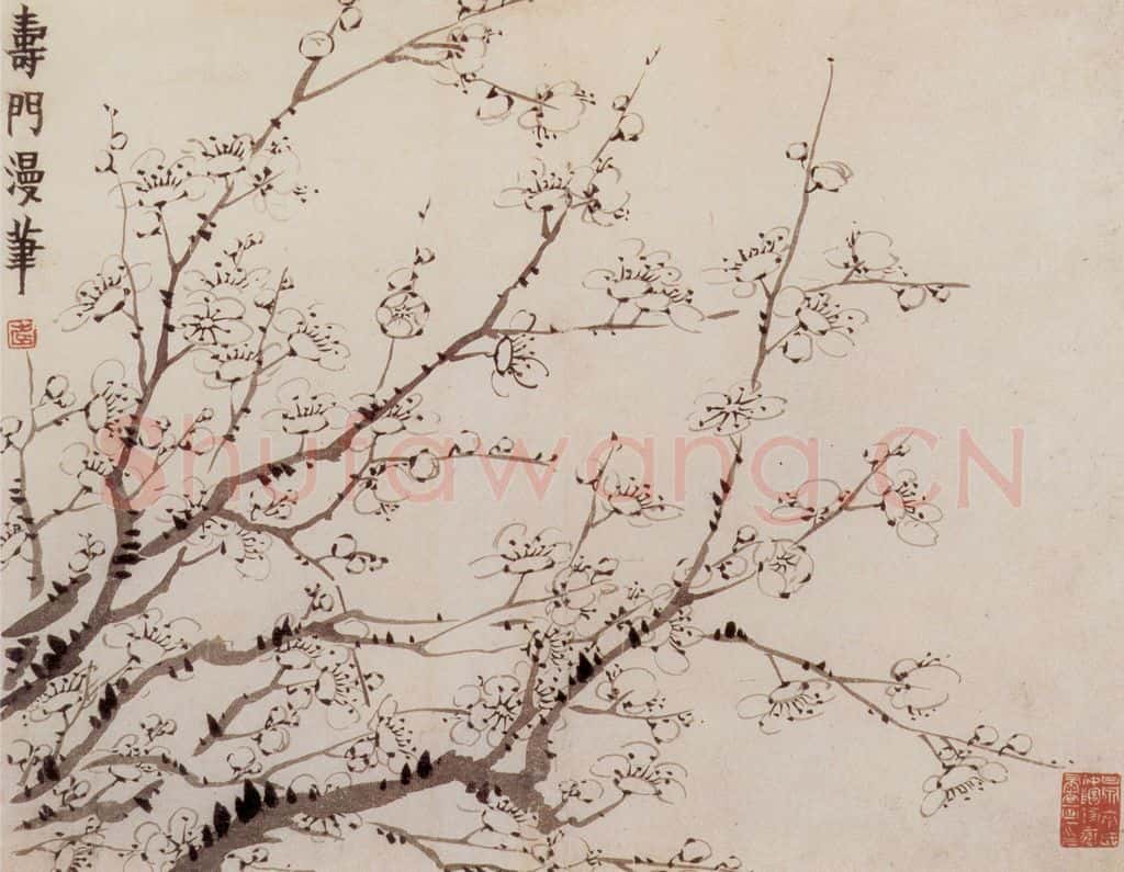 1760年 金农《杂画册》书画作品