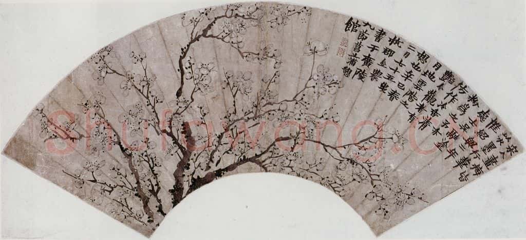 1761年 金农《梅花》书画作品